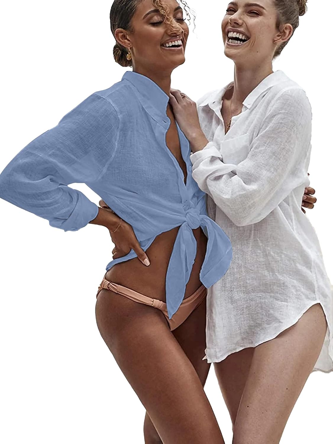 Breezy Lane Beach Cover Up for Women - Stylish Swimsuit Shirt
