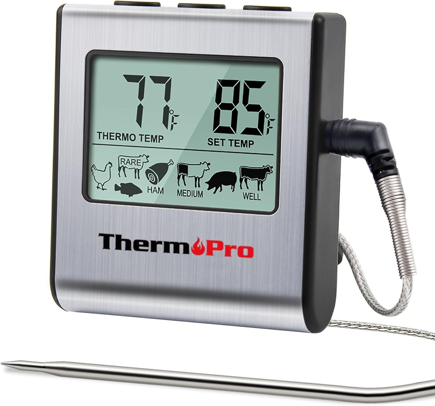 ThermoPro TP16 Digital Meat Thermometer - Perfectly Cooked Every Time!