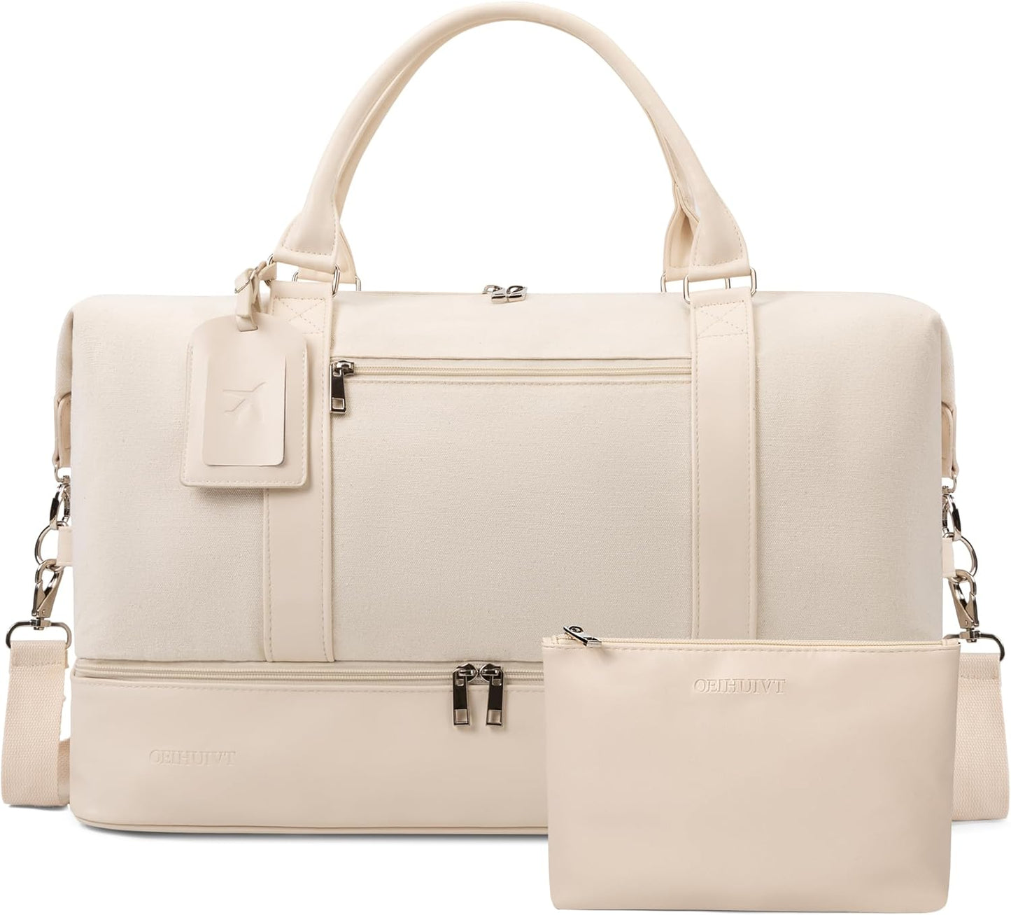 Oeihuivt Weekender Bags for Women - Stylish 21 Inch Travel Duffel