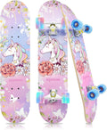 Standard Skateboards with Colorful Flashing Wheels for Kids