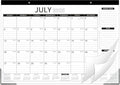 Desk Calendar 2025-2026 - 18-Month Desk Pad and Wall Calendar