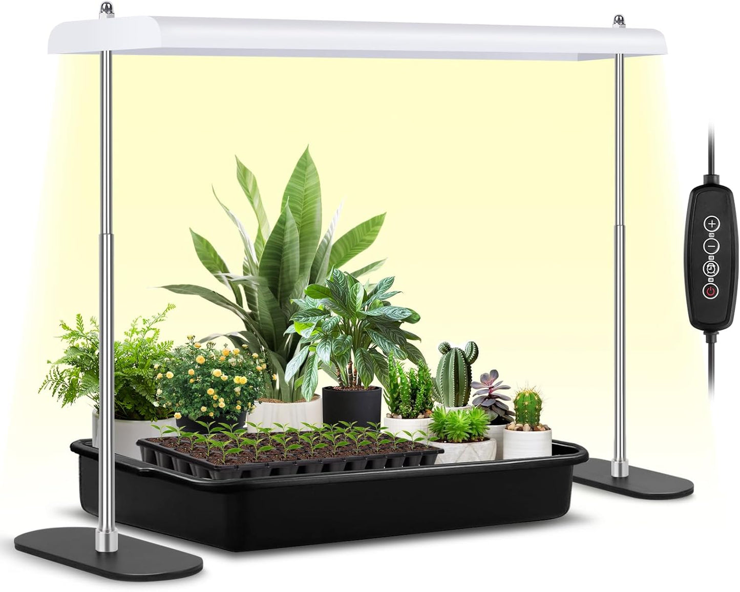 FOXGARDEN Grow Light Stand for Indoor Plants with Timer & Dimming