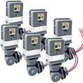 6 Pack Waterproof Photocell Sensors for Outdoor Lights - Dusk to Dawn