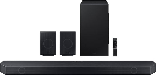 Immersive 11.1.4ch Samsung Soundbar - Dolby Audio, Rear Speakers, Q-Symphony
