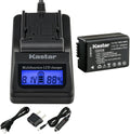 Kastar Battery 1-Pack and Fast Charger Replacement for Lumix DMC-FZ40