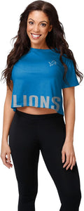 FOCO Women's NFL Team Logo Ladies Bottom Line Fashion Crop Top