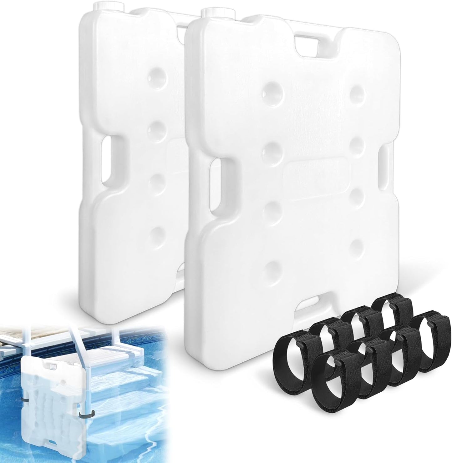 22.5in x 18in Swimming Pool Ladder Weights for Stability