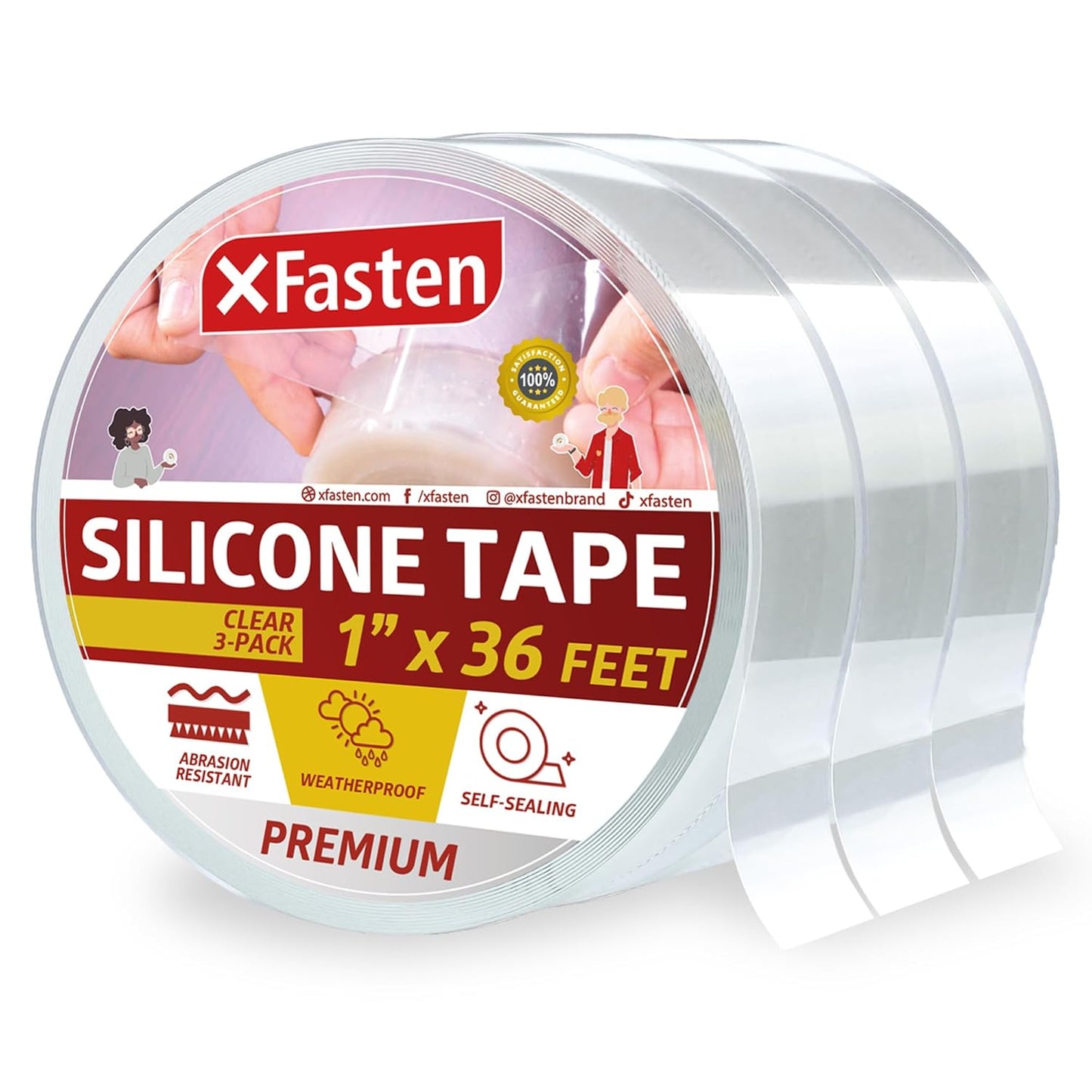 XFasten Self Fusing Silicone Tape for Plumbing and Repairs