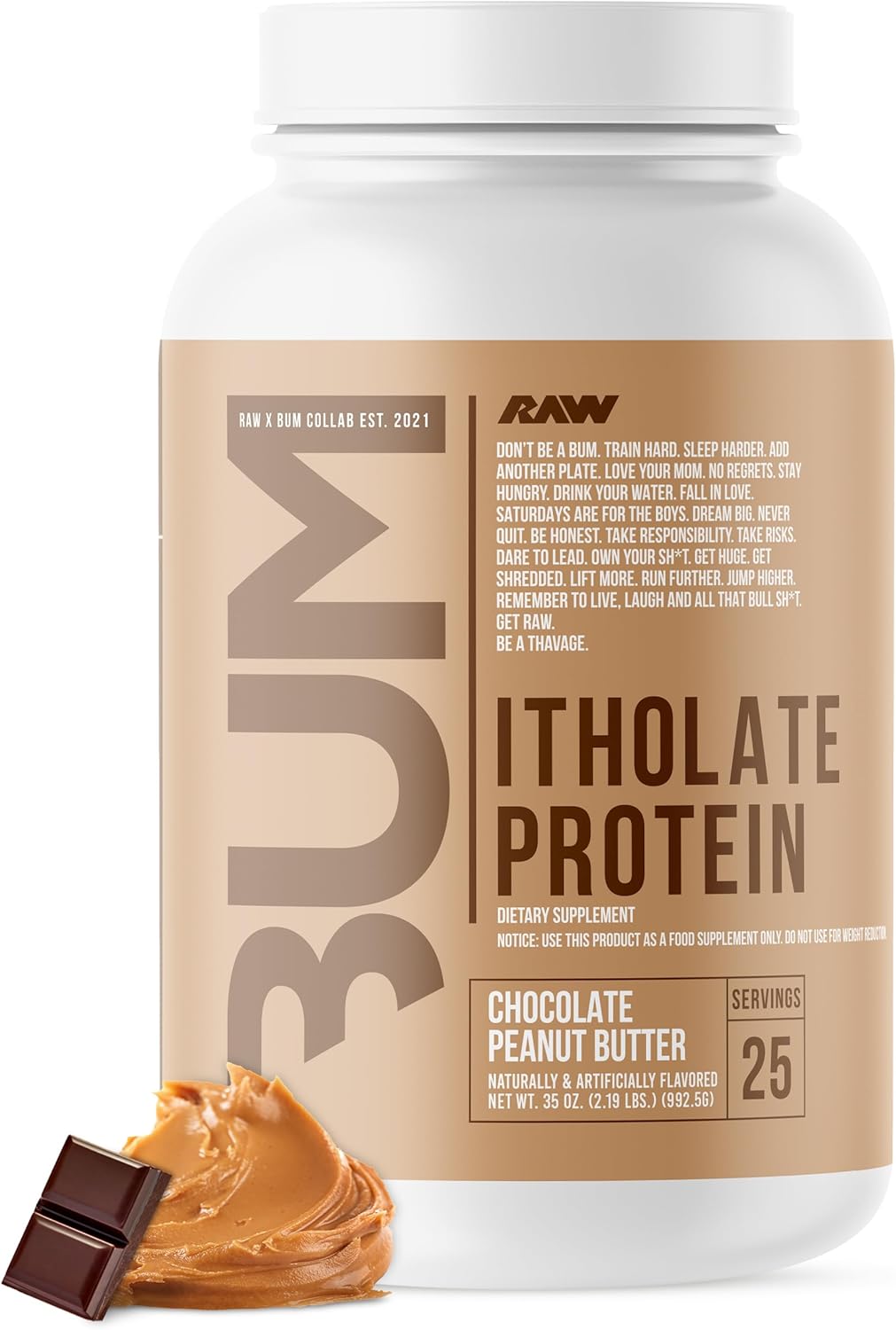 RAW Whey Isolate Protein Powder for Muscle Growth & Recovery