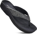 Slip On Recovery Flip Flops for Women - Arch Support Summer Sandals in