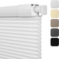 38in x 48in White Cellular Shades Cordless Honeycomb Blinds - Light