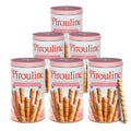 Pirouline Rolled Wafers Strawberry Creme Filled Sticks - Crispy Tin