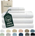 100% Egyptian Cotton Split King Sheet Set for Adjustable Bed - Silky