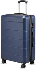 28 Inch Luggage Expandable Hardside Checked Suitcase - Smooth 360