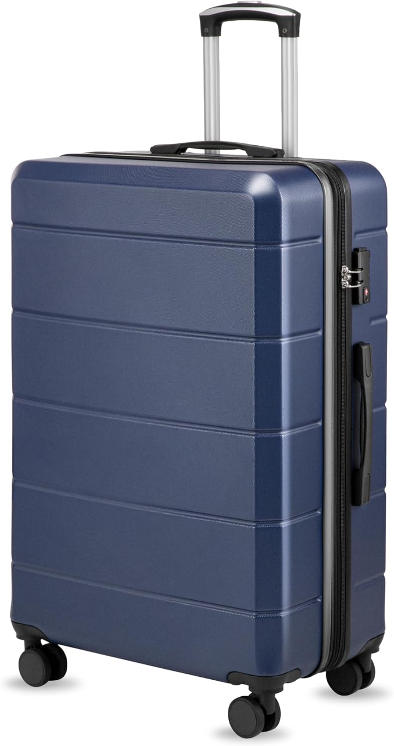 28 Inch Expandable Hardside Luggage with Wheels for Travel