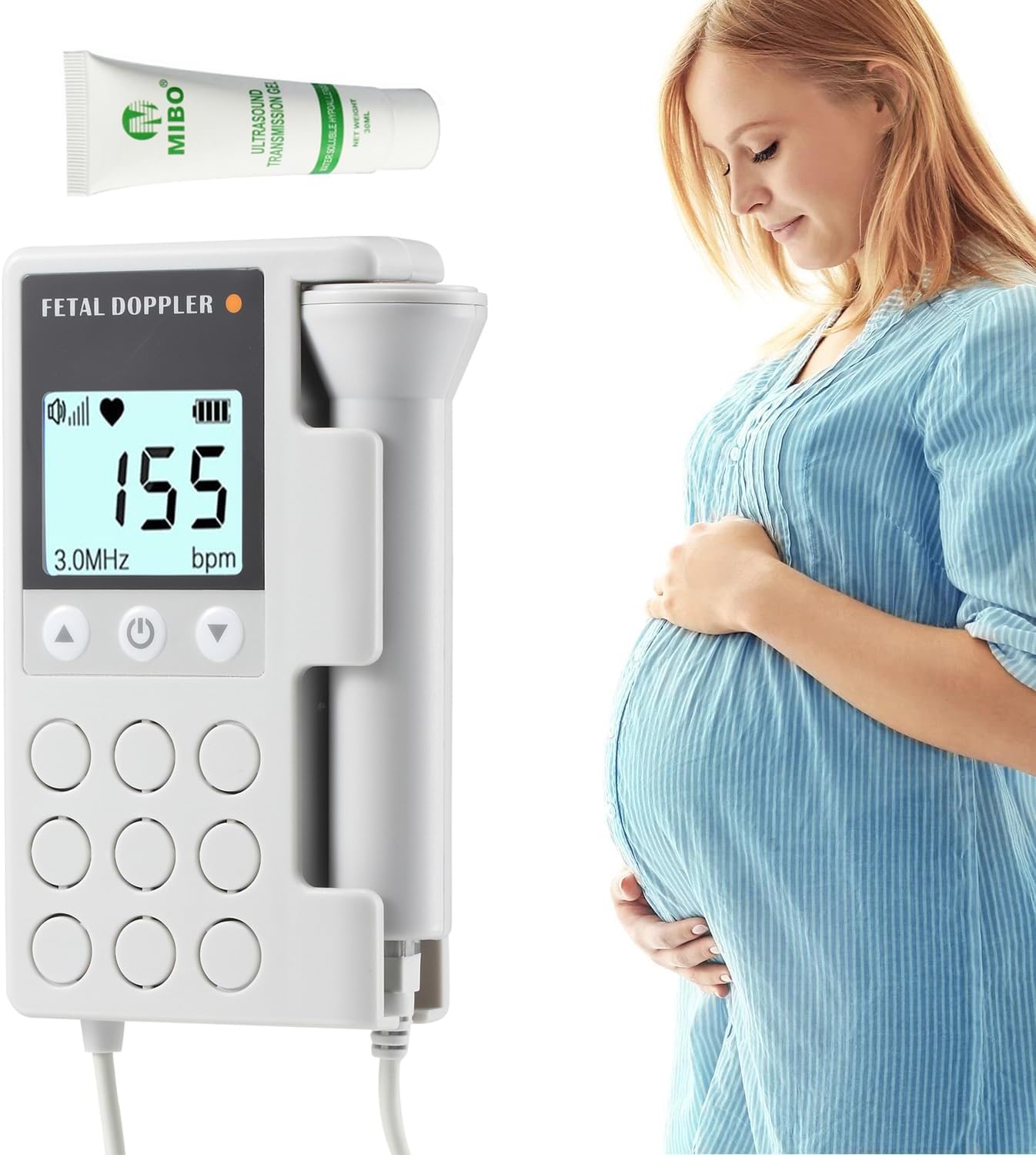 Fetal Heartbeat Doppler Monitor for Easy Home Use - DXR05