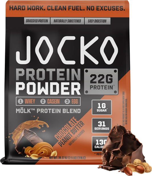Jocko Fuel Molk Whey Protein Powder for Muscle Recovery & Growth