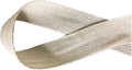 Twill Tape Ribbon 100% Cotton 2 in 50 Yard Roll - Natural Herringbone