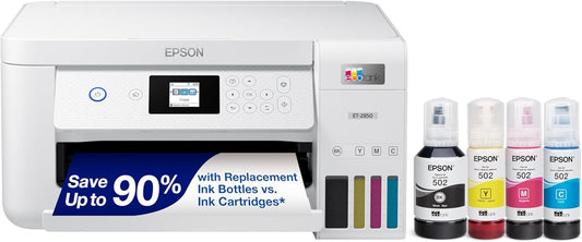 Epson EcoTank ET-2850: Wireless Color All-in-One Printer