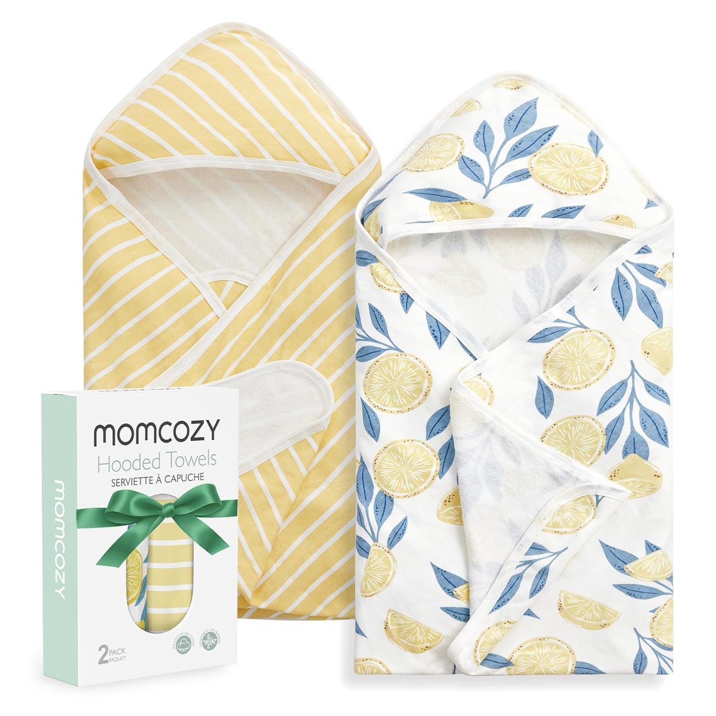 Ultra Soft Baby Hooded Towels - 2 Pack Set