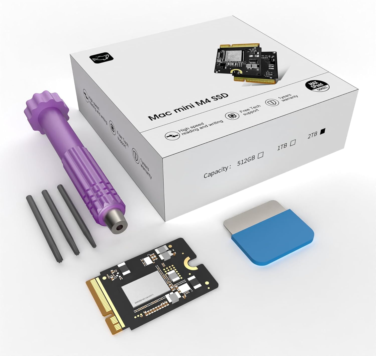 2025 M4 Mac mini 2TB SSD Replacement Upgrade for Fast Storage