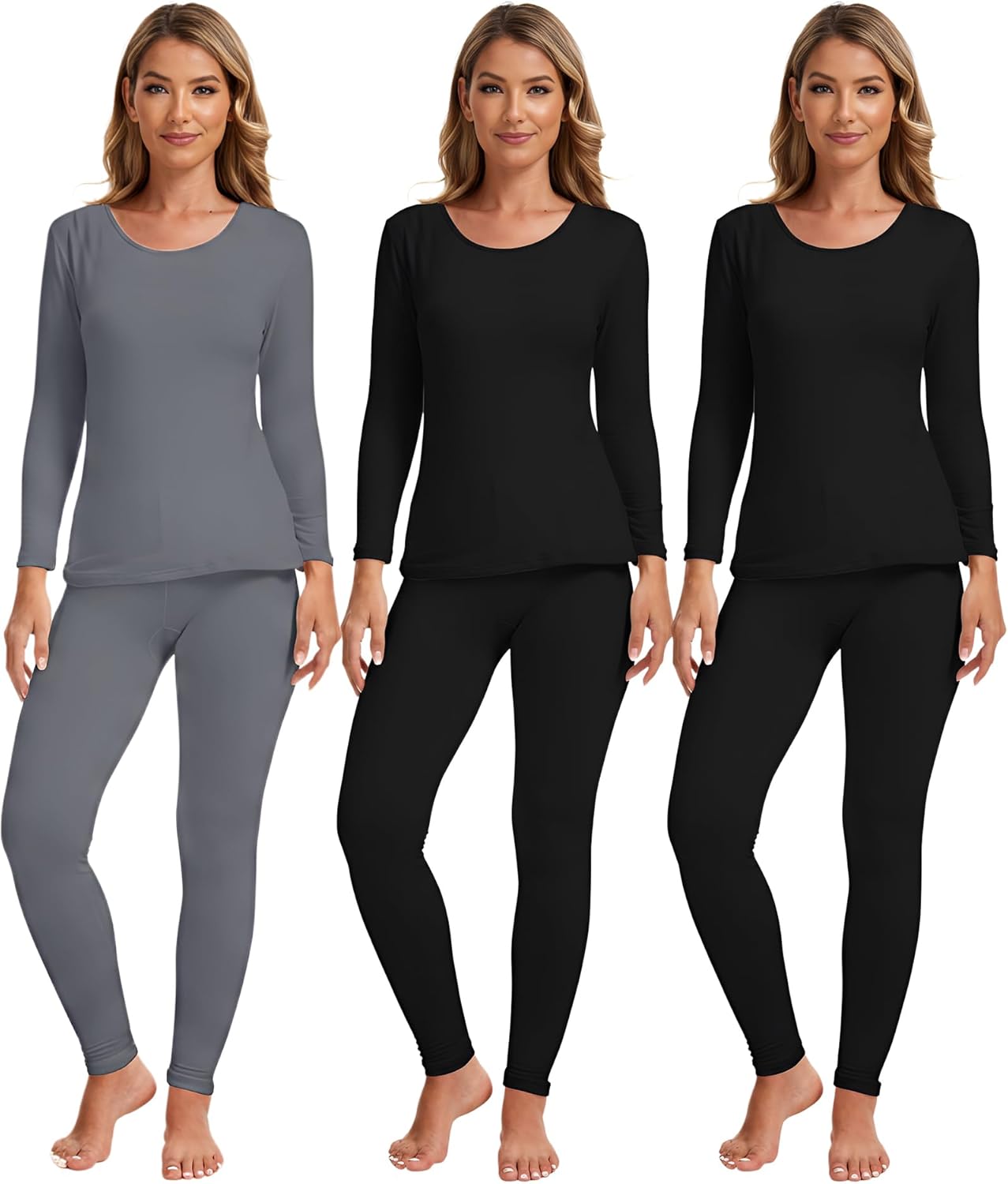 Patelai Thermal Underwear for Women - Fleece Lined Comfort