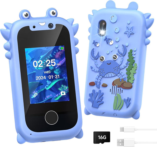 Vimlinc Kids Smart Phone: HD Dual Camera, Music & Games, Perfect Gift!
