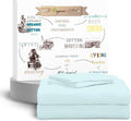 SUPREME ELEGANCE 100% Organic Cotton Percale Full Sheet Set - Crisp