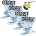Electric Hoist 6 Wheel Trolley Assembly - Heavy-Duty Strut Trolley