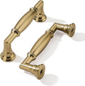 3-1/2 in Champagne Bronze Cabinet Pulls 10 Pack - Heavy Duty