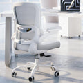TRALT Ergonomic Office Chair - Adjustable Lumbar Support, White