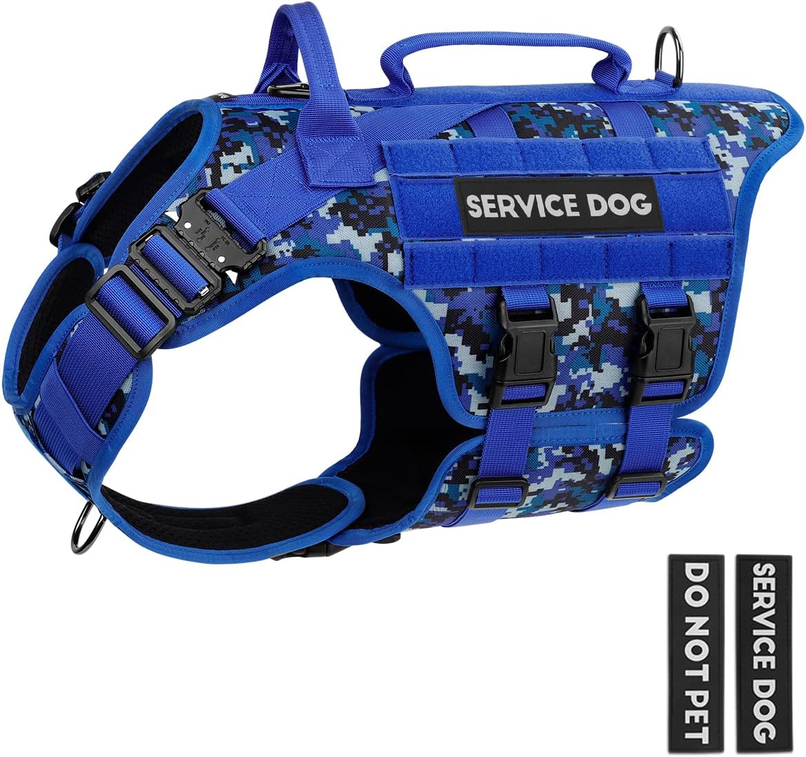 PETNANNY Tactical Dog Harness for Large Breeds - No-Pull Vest