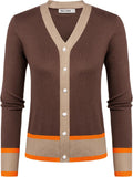 Lightweight Long Sleeve Cropped Cardigan for Fall Fashion