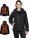 Heated Jacket for Women with 17 Heat Zones - Slim Warm Coat