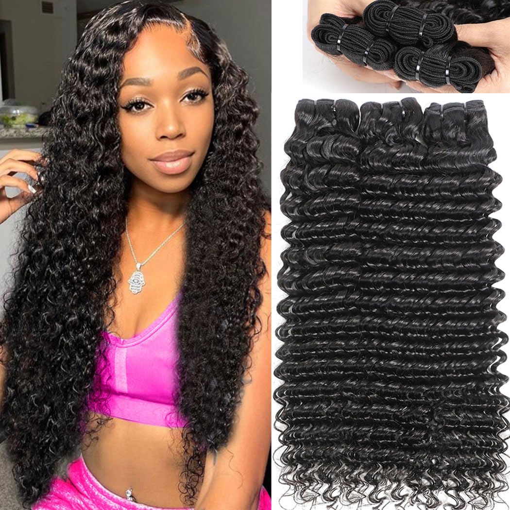 Deep Wave Human Hair Bundles for Stunning Styles and Versatility