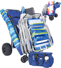 Ultimate Beach Cart with Balloon Wheels - Sand-Ready Buggy Wagon