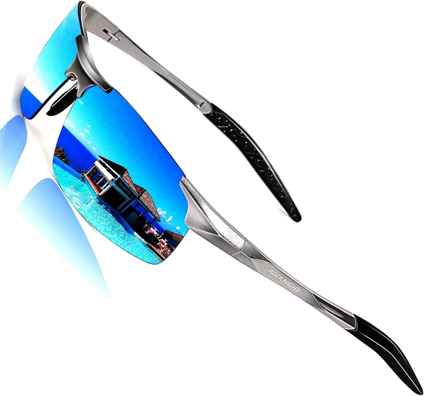 ROCKNIGHT Polarized Sunglasses: Ultra-Light & UV400 Protection