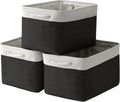 Storage Basket for Gifts Empty - Large Cubes 3 Pack 15.8x11.8x11.8 in