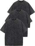 Flygo Oversized Acid Washed 3-Pack Tee - Comfortable Streetwear