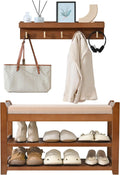 Shoe Rack for Front Door Entrance 28 Entryway Bench with Coat Rack