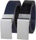 Calvin Klein Men's Reversible Modern Plaque Buckle Dress Belt