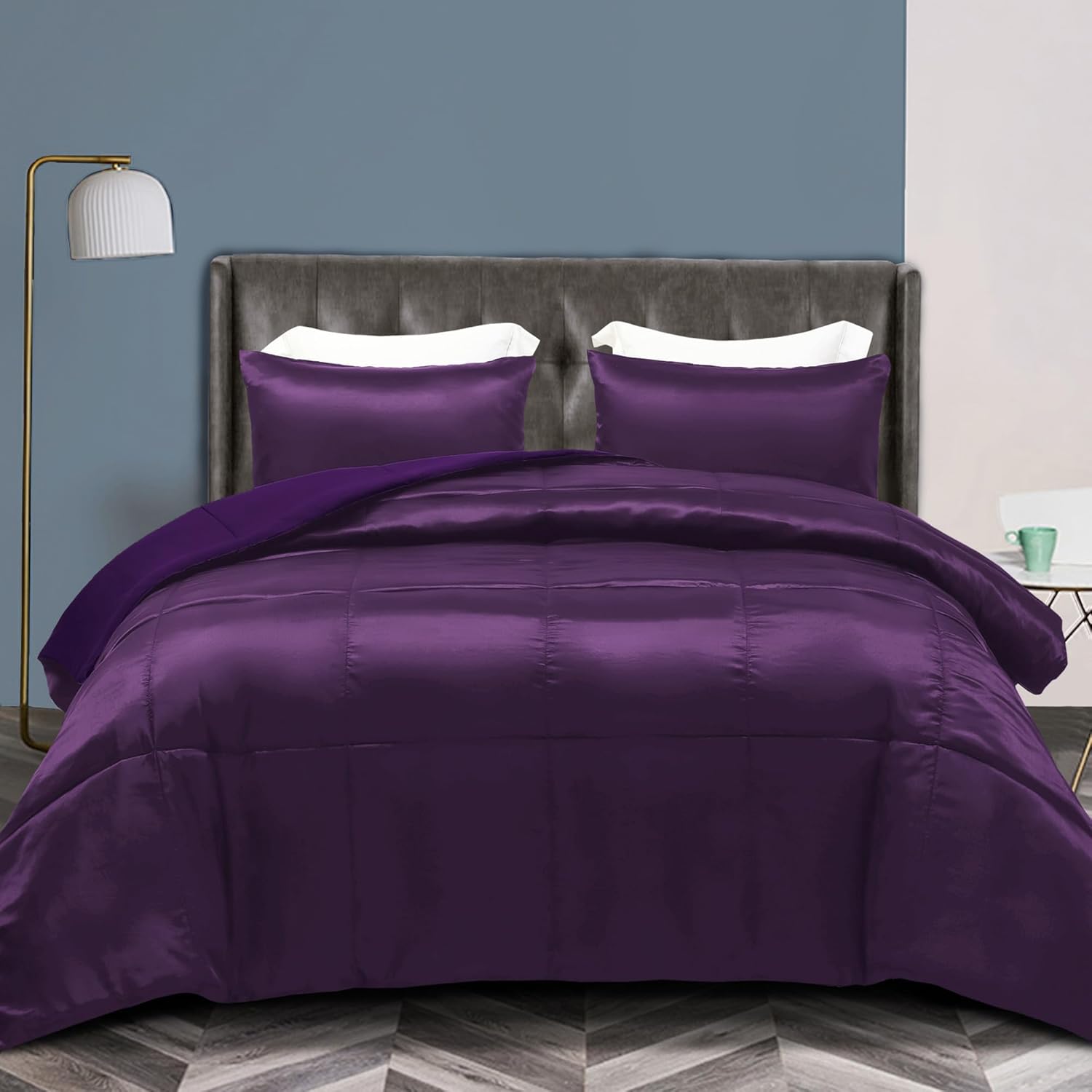 Luxurious Satin King Size Comforter Set for All Seasons