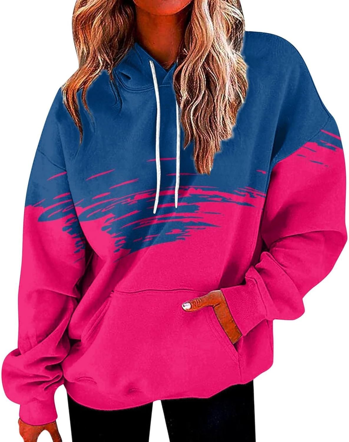 GOFULY Womens Gradient Fall Hoodie - Lightweight & Stylish