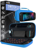 Orzly Blue Protective Carry Case for Nintendo Switch 2 - Travel