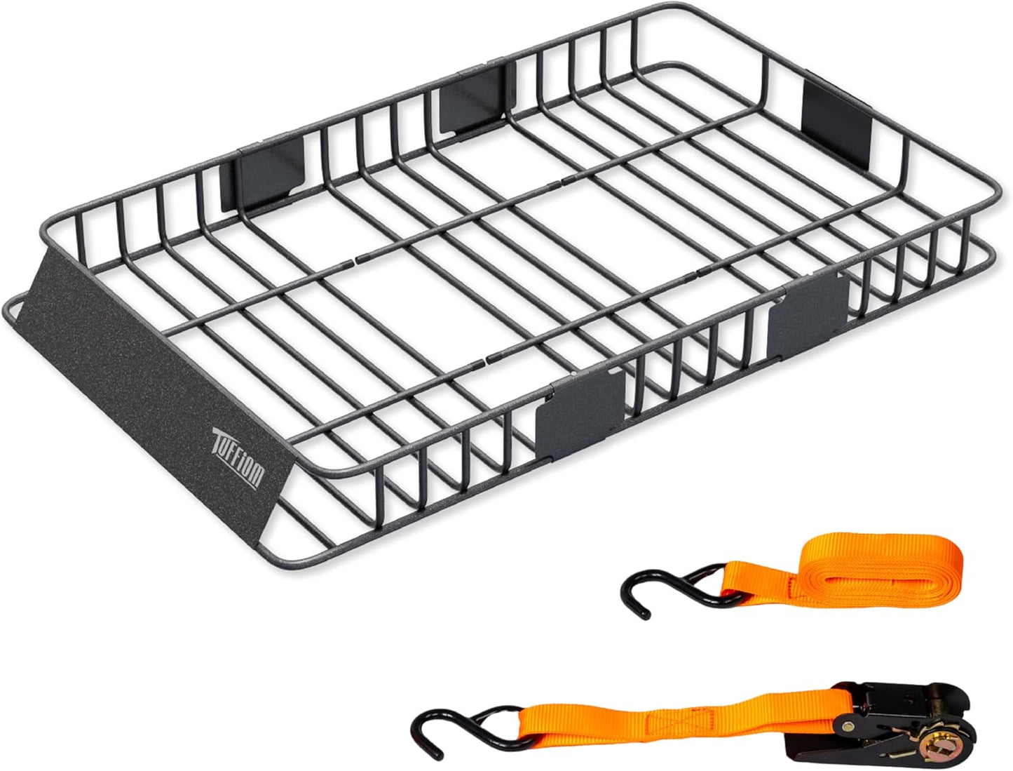 TUFFIOM Universal Rooftop Cargo Carrier Basket for SUVs & Trucks