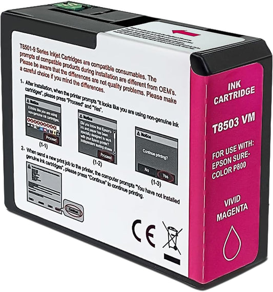 Vibrant Magenta Ink for Epson Surecolor P800