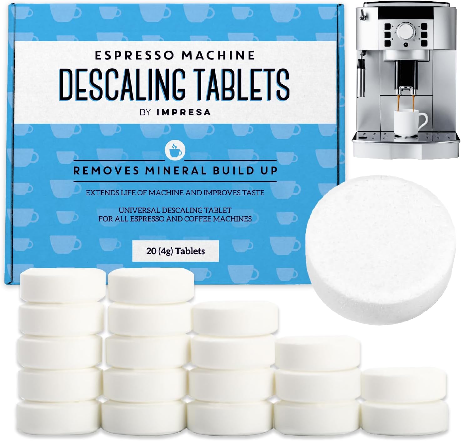 Powerful Descaler Tabs for Espresso Makers