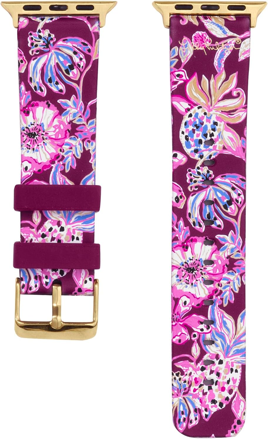 Lilly Pulitzer Silicone Apple Watch Band for Women, Stylish Fit
