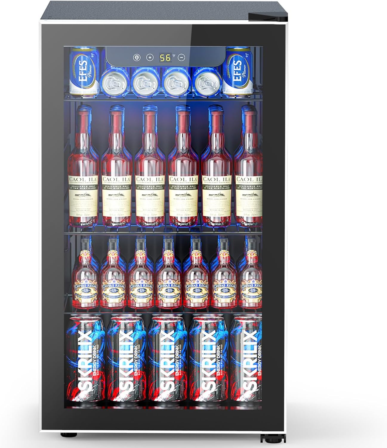 95 Cans Beverage Refrigerator with Smart Temperature Control