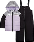 Carter's Girls' Toddler Heavyweight 2-Piece Snowsuit Set - Warm